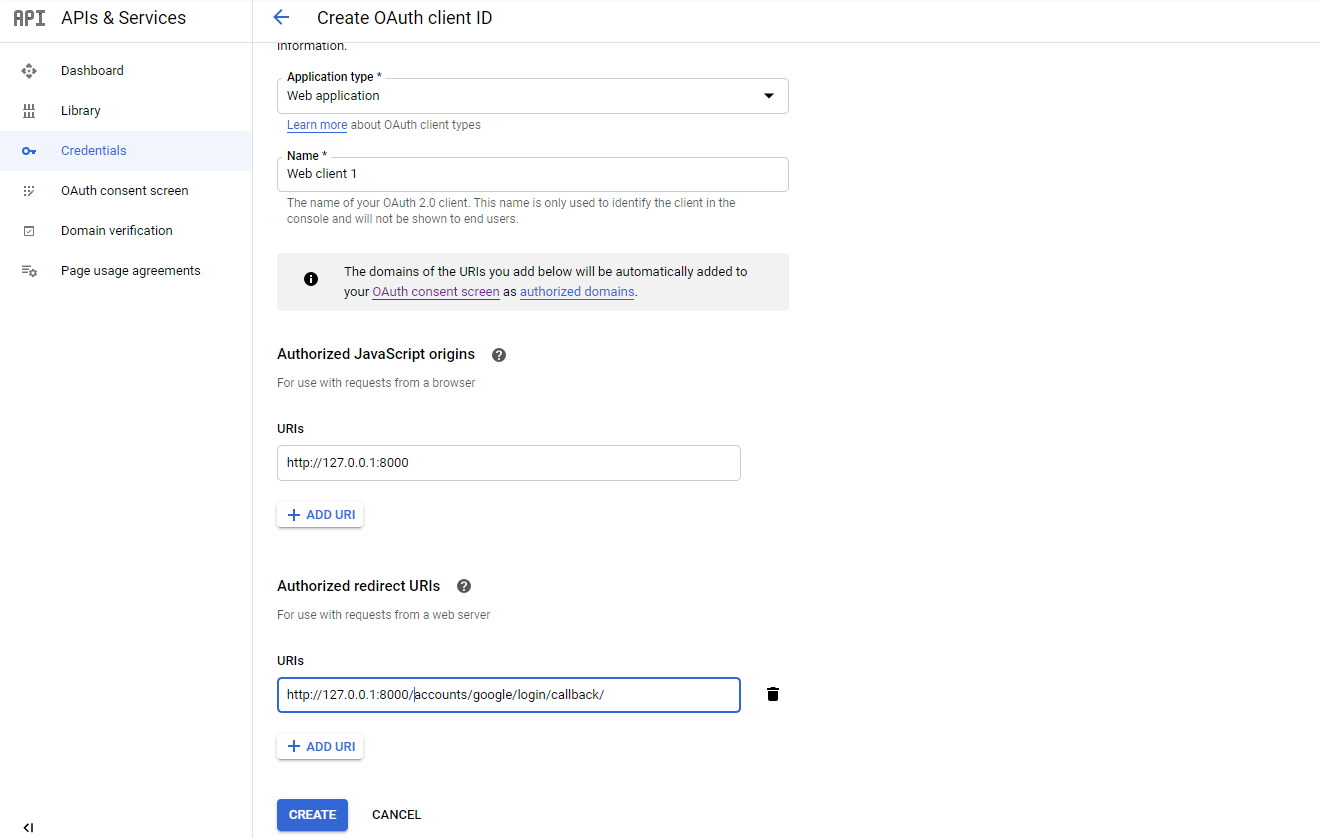 create client id