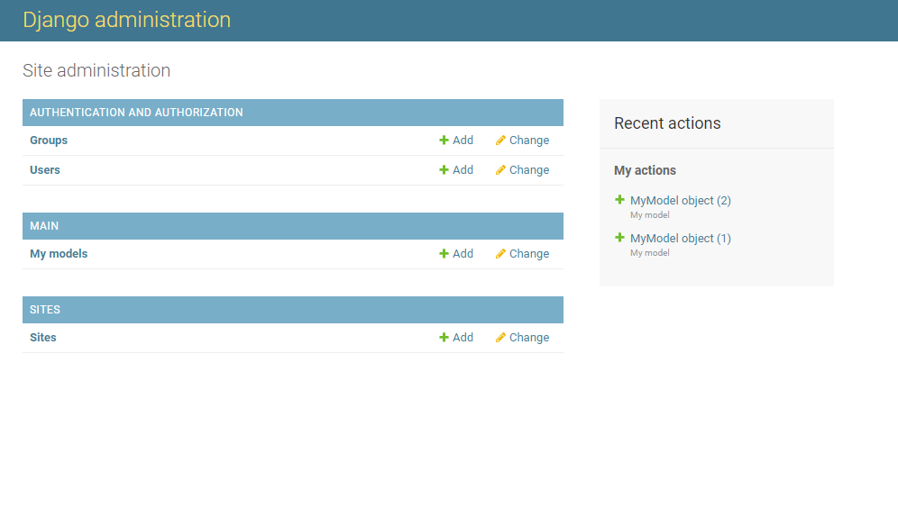 Site link in the django admin