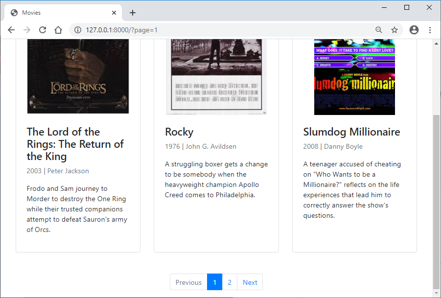 Bootstrap Pagination