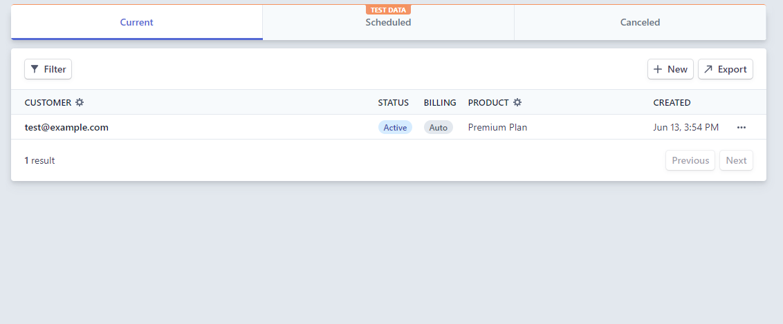 stripe dashboard