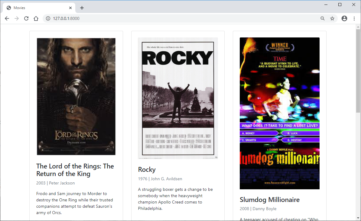 Images in browser