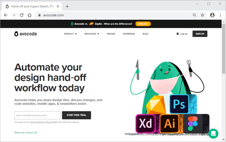 avocode.com color scheme