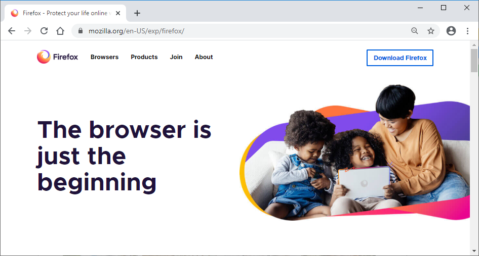 firefox.com cta