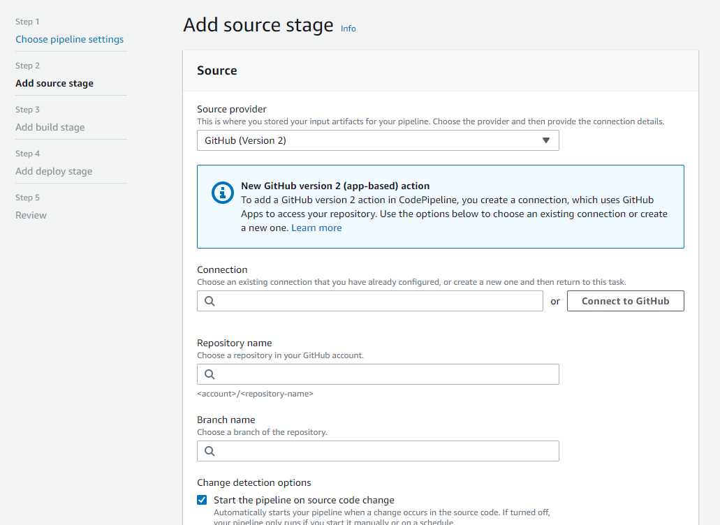 add source stage