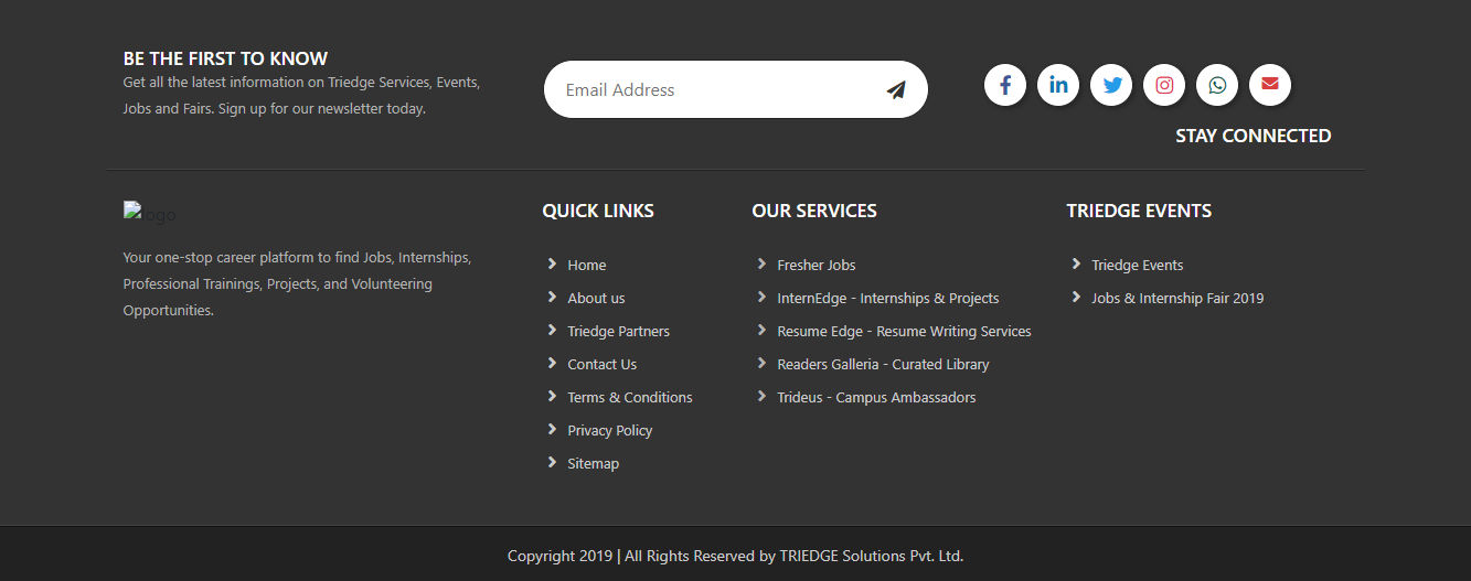 Bootstrap footer
