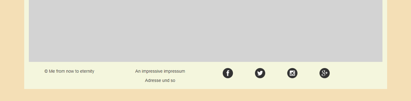 Bootstrap footer