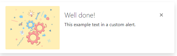 Image in Bootstrap alert