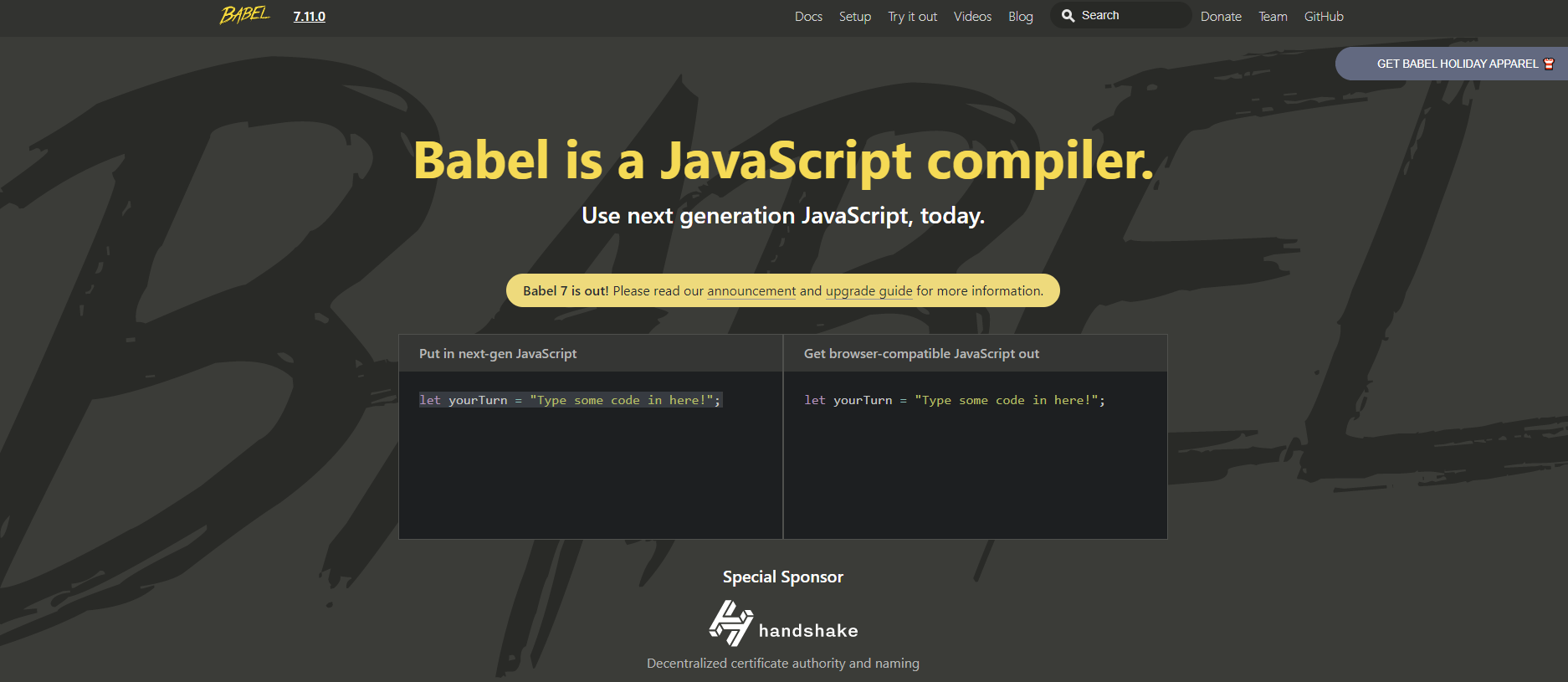Babel documentation