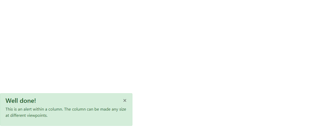 Bootstrap alert fixed to the bottom of the page
