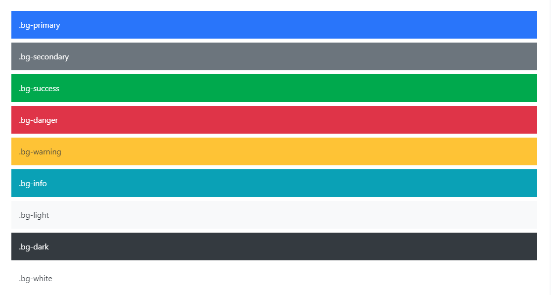 Bootstrap colors
