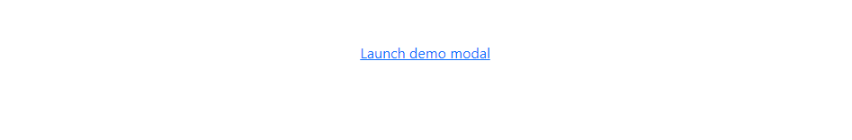 Bootstrap modal link