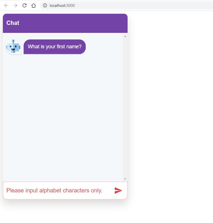 ChatBot validator