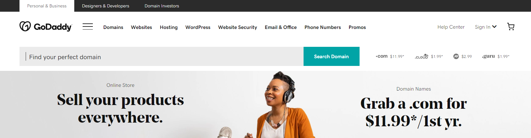 Domain Registrar GoDaddy