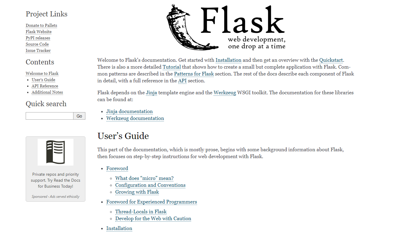 Flask Web Framework