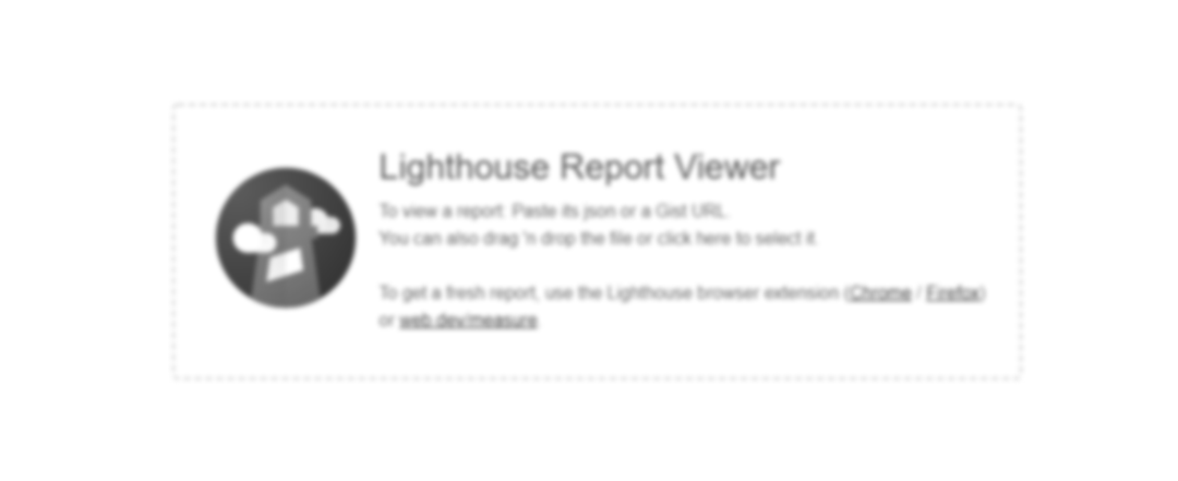 Google Lighthouse generating report