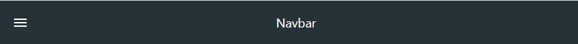 Materialize Navbar mobile