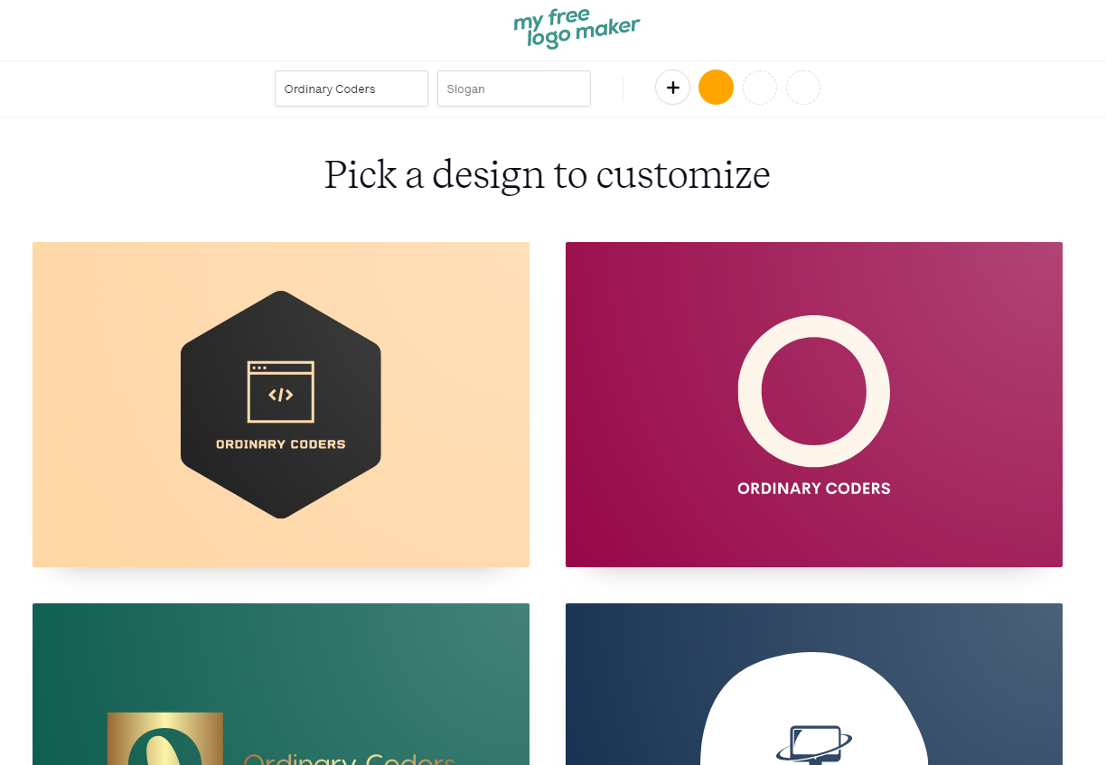 MyFreeLogoMaker: Logo Created