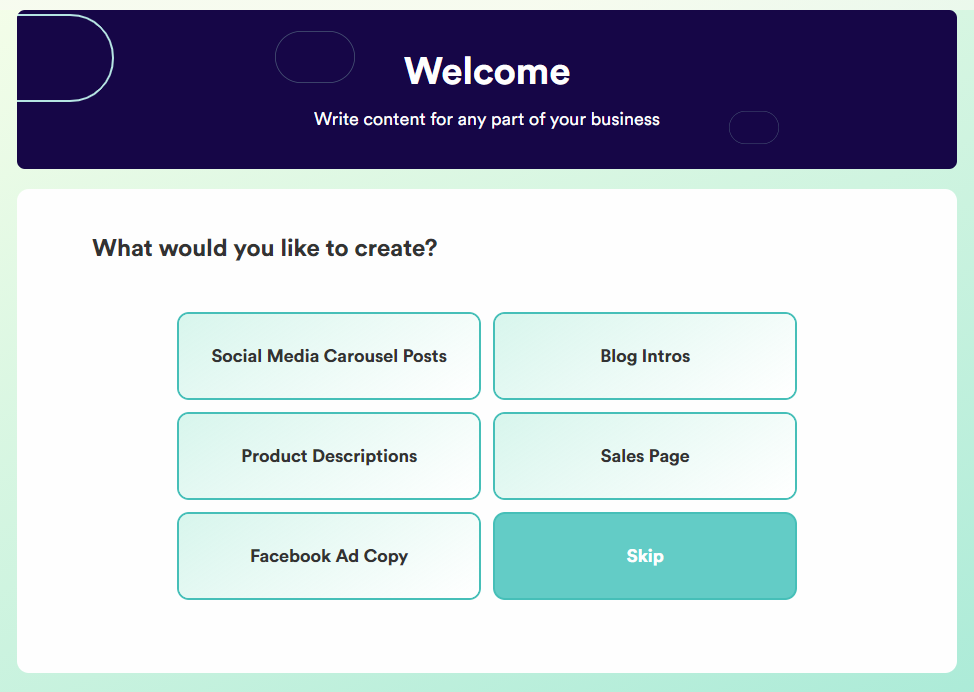 select ai creation