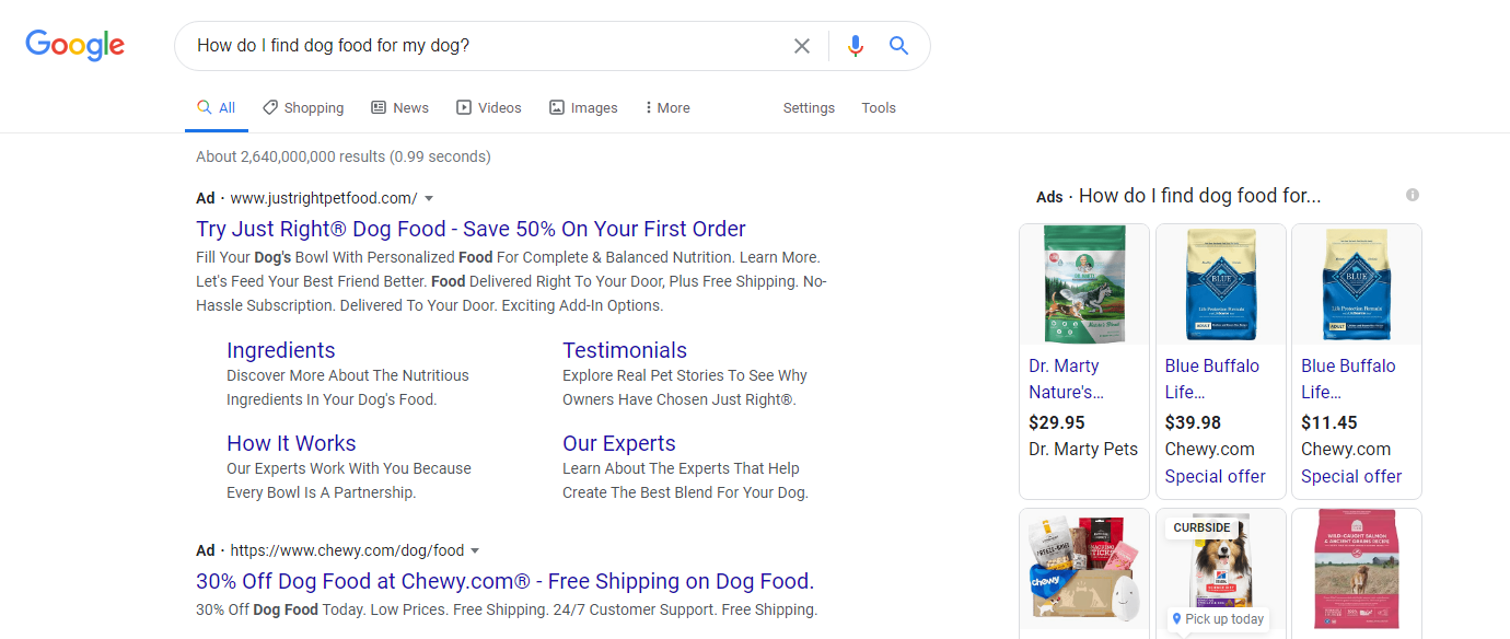 Google Search a long query