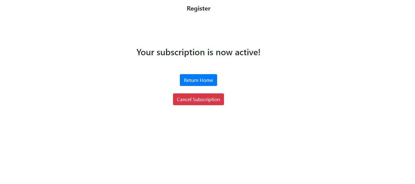 stripe cancel button